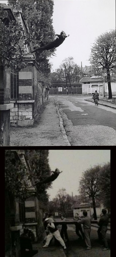 Yves Klein, Skok w pustkę, 1960